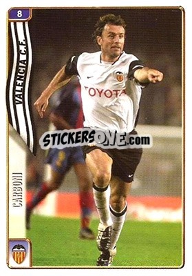 Sticker Carboni - Las Fichas De La Liga 2004-2005 n. 8 - Mundicromo