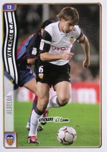 Figurina Albelda - Las Fichas De La Liga 2004-2005 n. 13 - Mundicromo