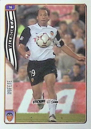 Sticker Rufete - Las Fichas De La Liga 2004-2005 n. 16 - Mundicromo
