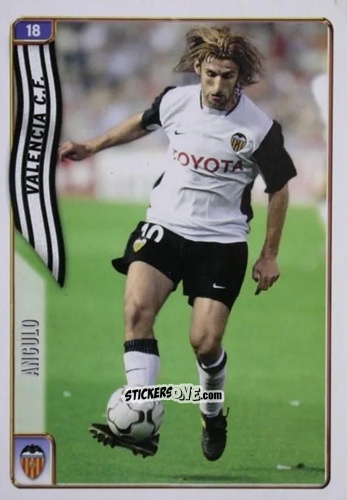 Figurina Angulo - Las Fichas De La Liga 2004-2005 n. 18 - Mundicromo