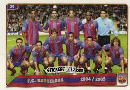 Figurina Plantilla - Las Fichas De La Liga 2004-2005 n. 29 - Mundicromo