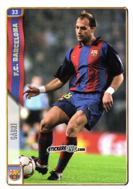 Sticker Gabri - Las Fichas De La Liga 2004-2005 n. 33 - Mundicromo