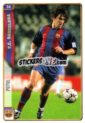 Cromo Puyol - Las Fichas De La Liga 2004-2005 - Mundicromo