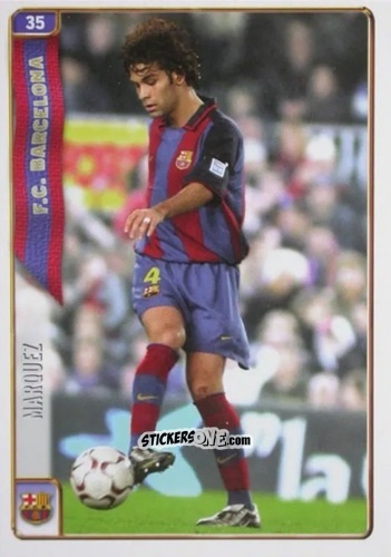 Cromo Marquez - Las Fichas De La Liga 2004-2005 n. 35 - Mundicromo