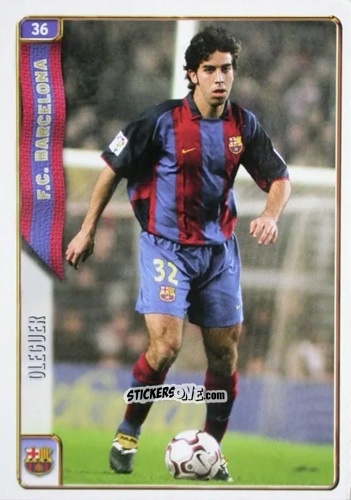 Figurina Oleguer - Las Fichas De La Liga 2004-2005 n. 36 - Mundicromo