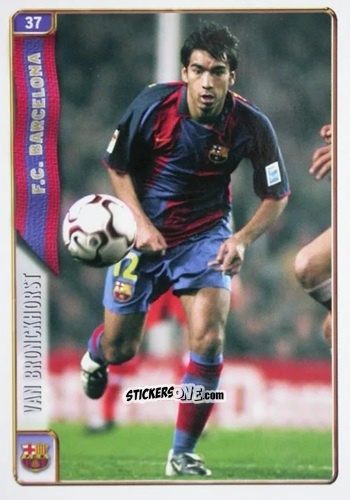 Figurina Giovanni Van Bronckhorst - Las Fichas De La Liga 2004-2005 n. 37 - Mundicromo