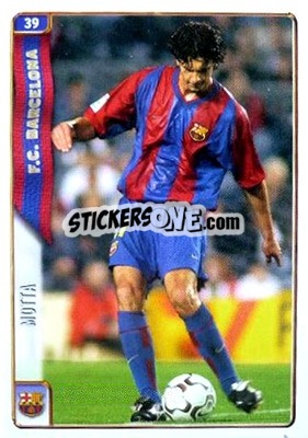 Sticker Thiago Motta - Las Fichas De La Liga 2004-2005 - Mundicromo
