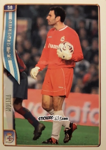 Cromo Molina - Las Fichas De La Liga 2004-2005 n. 58 - Mundicromo