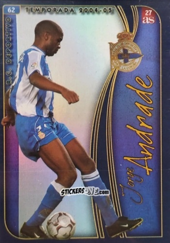 Figurina Andrade - Las Fichas De La Liga 2004-2005 n. 62 - Mundicromo