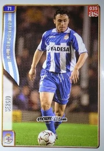 Sticker Sergio - Las Fichas De La Liga 2004-2005 n. 71 - Mundicromo