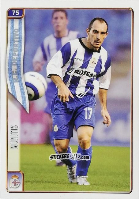 Sticker Munitis - Las Fichas De La Liga 2004-2005 n. 75 - Mundicromo