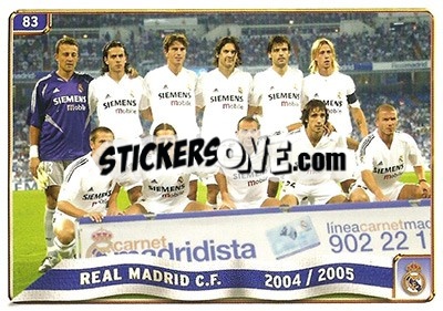 Sticker Plantilla - Las Fichas De La Liga 2004-2005 - Mundicromo