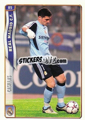 Sticker Casillas - Las Fichas De La Liga 2004-2005 n. 85 - Mundicromo