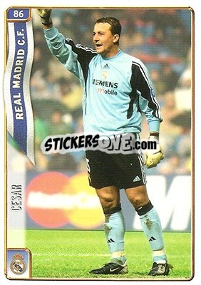 Cromo Cesar - Las Fichas De La Liga 2004-2005 - Mundicromo