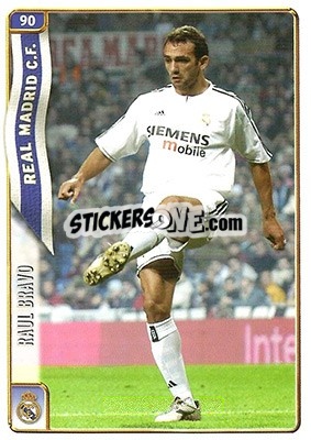 Cromo Raul Bravo - Las Fichas De La Liga 2004-2005 n. 90 - Mundicromo