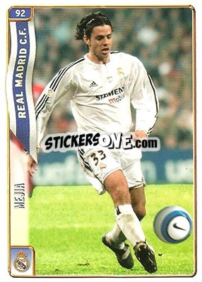 Sticker Mejía - Las Fichas De La Liga 2004-2005 - Mundicromo