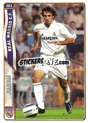 Sticker Juanfran - Las Fichas De La Liga 2004-2005 - Mundicromo