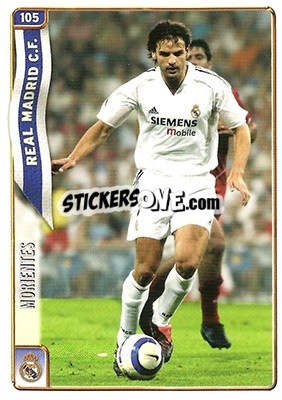Sticker Morientes - Las Fichas De La Liga 2004-2005 - Mundicromo