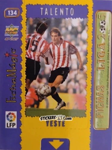 Cromo Yeste - Las Fichas De La Liga 2004-2005 n. 134 - Mundicromo