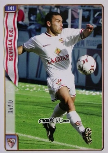 Figurina David - Las Fichas De La Liga 2004-2005 n. 141 - Mundicromo