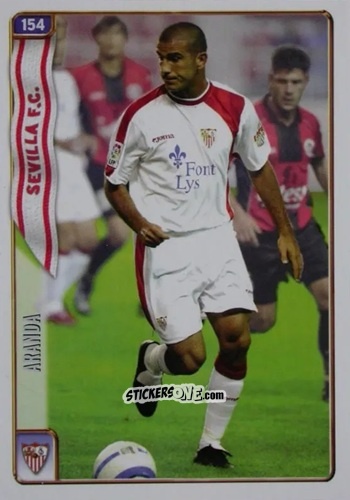 Cromo Aranda - Las Fichas De La Liga 2004-2005 n. 154 - Mundicromo