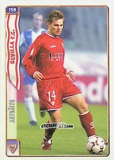 Cromo Antoñito - Las Fichas De La Liga 2004-2005 n. 158 - Mundicromo