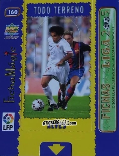 Sticker D.Alves - Las Fichas De La Liga 2004-2005 n. 160 - Mundicromo