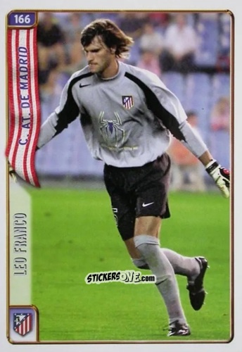 Cromo Leo Franco - Las Fichas De La Liga 2004-2005 n. 166 - Mundicromo