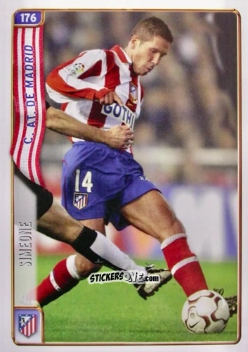 Cromo Simeone - Las Fichas De La Liga 2004-2005 n. 176 - Mundicromo