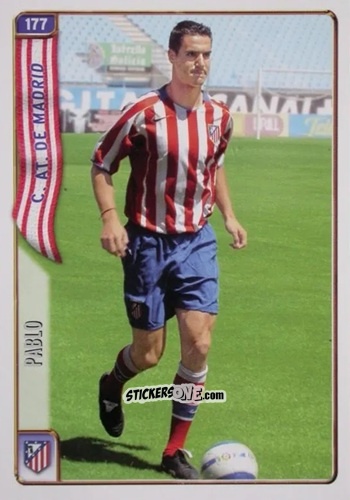 Sticker Pablo - Las Fichas De La Liga 2004-2005 n. 177 - Mundicromo