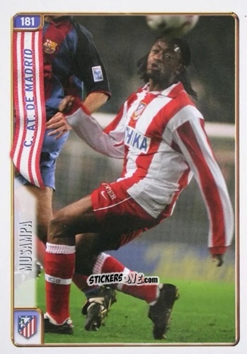 Cromo Musampa - Las Fichas De La Liga 2004-2005 n. 181 - Mundicromo