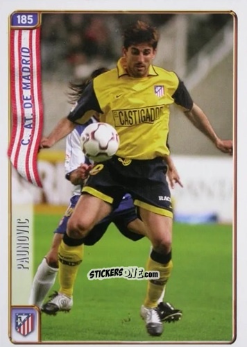 Figurina Paunovic - Las Fichas De La Liga 2004-2005 n. 185 - Mundicromo