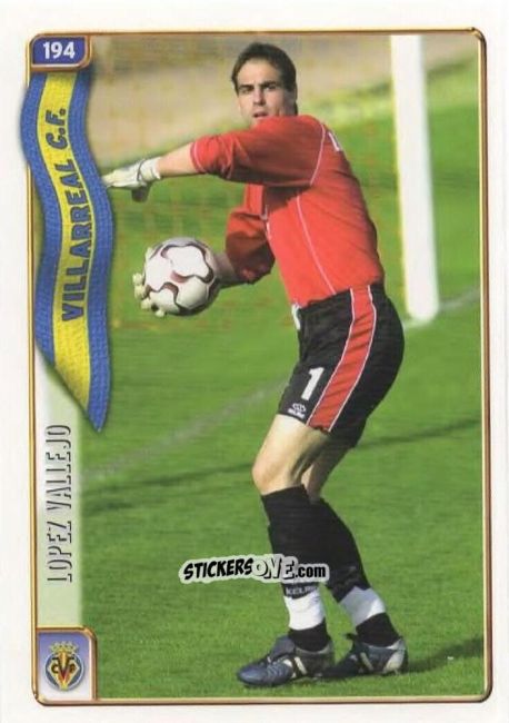 Sticker López V. - Las Fichas De La Liga 2004-2005 n. 194 - Mundicromo