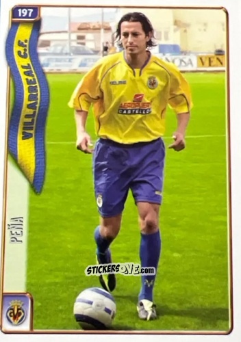 Figurina Peña - Las Fichas De La Liga 2004-2005 n. 197 - Mundicromo