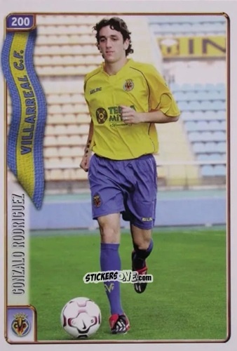 Cromo Gonzalo R. - Las Fichas De La Liga 2004-2005 n. 200 - Mundicromo