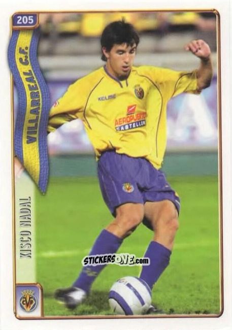 Cromo X. Nadal - Las Fichas De La Liga 2004-2005 n. 205 - Mundicromo