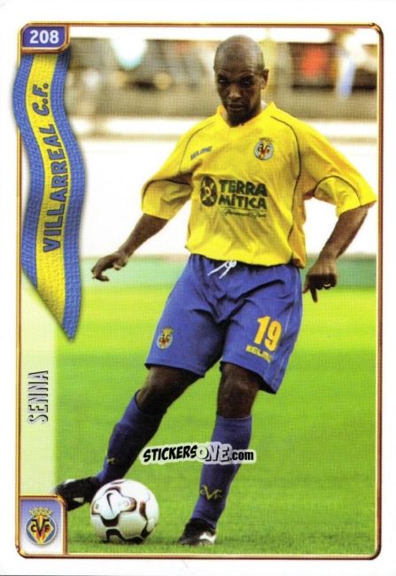 Sticker Senna - Las Fichas De La Liga 2004-2005 n. 208 - Mundicromo