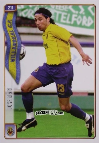 Cromo Jose Mari - Las Fichas De La Liga 2004-2005 n. 211 - Mundicromo