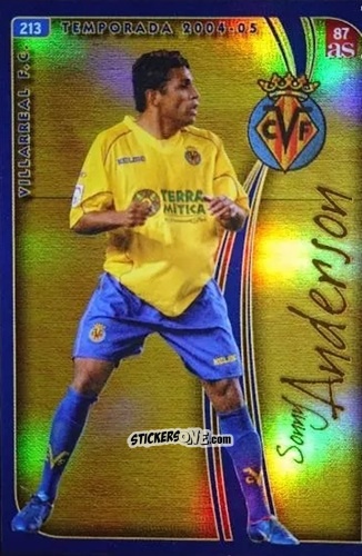 Cromo Anderson - Las Fichas De La Liga 2004-2005 n. 213 - Mundicromo