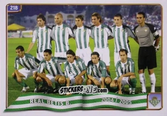 Figurina Plantilla - Las Fichas De La Liga 2004-2005 n. 218 - Mundicromo