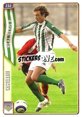 Sticker Castellini - Las Fichas De La Liga 2004-2005 - Mundicromo