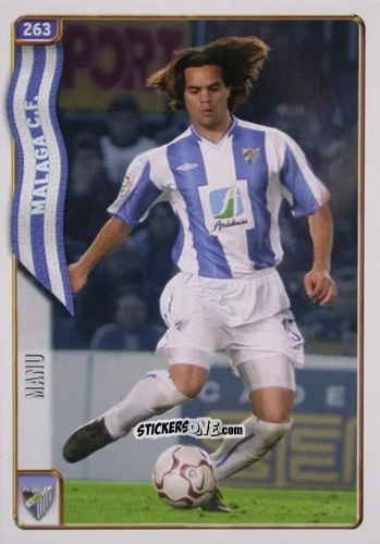 Figurina Manu - Las Fichas De La Liga 2004-2005 n. 263 - Mundicromo