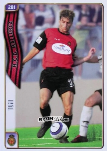 Cromo Tuni - Las Fichas De La Liga 2004-2005 n. 281 - Mundicromo
