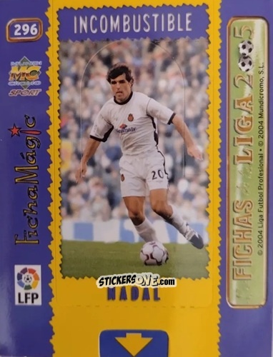 Cromo Nadal - Las Fichas De La Liga 2004-2005 n. 296 - Mundicromo