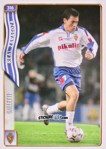 Figurina Galletti - Las Fichas De La Liga 2004-2005 n. 316 - Mundicromo