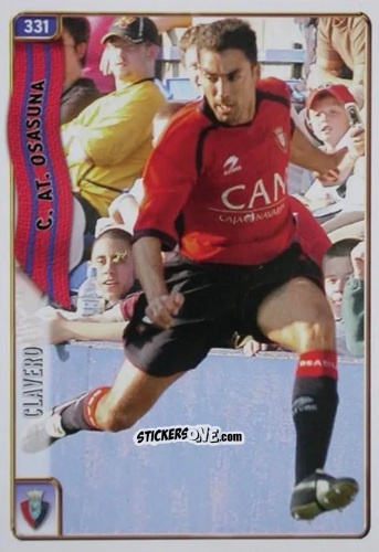 Figurina Clavero - Las Fichas De La Liga 2004-2005 n. 331 - Mundicromo