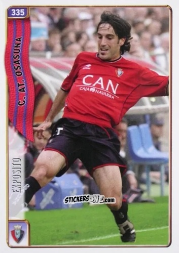 Figurina Exposito - Las Fichas De La Liga 2004-2005 n. 335 - Mundicromo