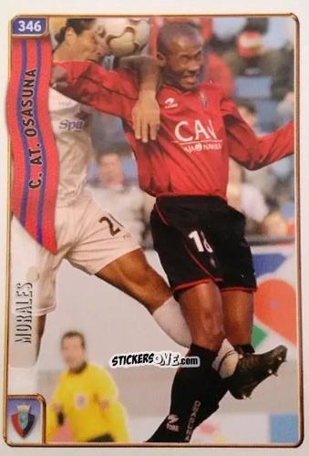 Cromo Morales - Las Fichas De La Liga 2004-2005 n. 346 - Mundicromo