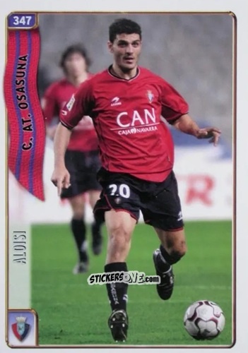 Cromo Aloisi - Las Fichas De La Liga 2004-2005 n. 347 - Mundicromo