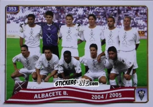 Cromo Plantilla - Las Fichas De La Liga 2004-2005 n. 353 - Mundicromo
